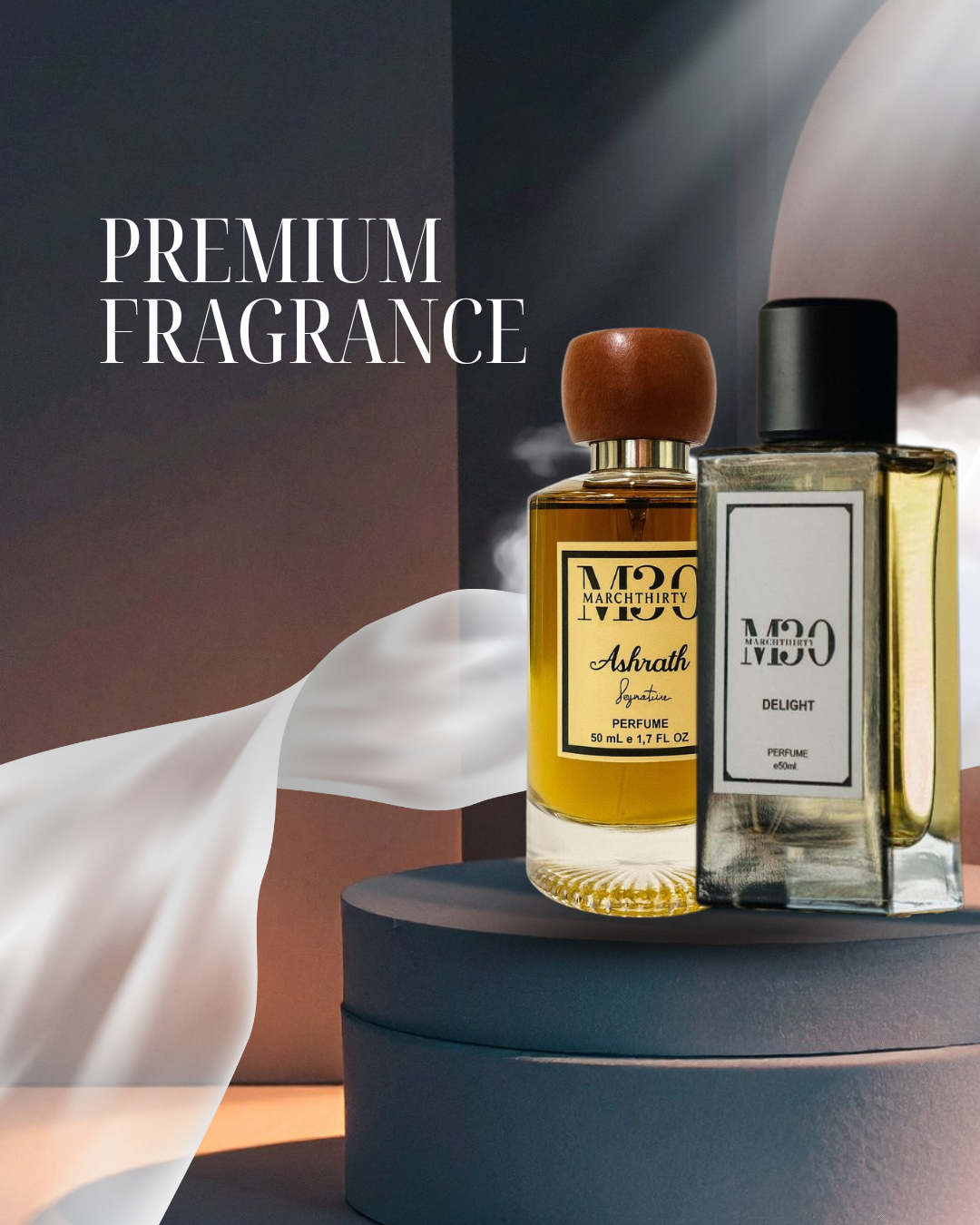 Christmas Special Perfume Bundle – Delight & Ashrath Signature | March Thirty (2 × 50ml)